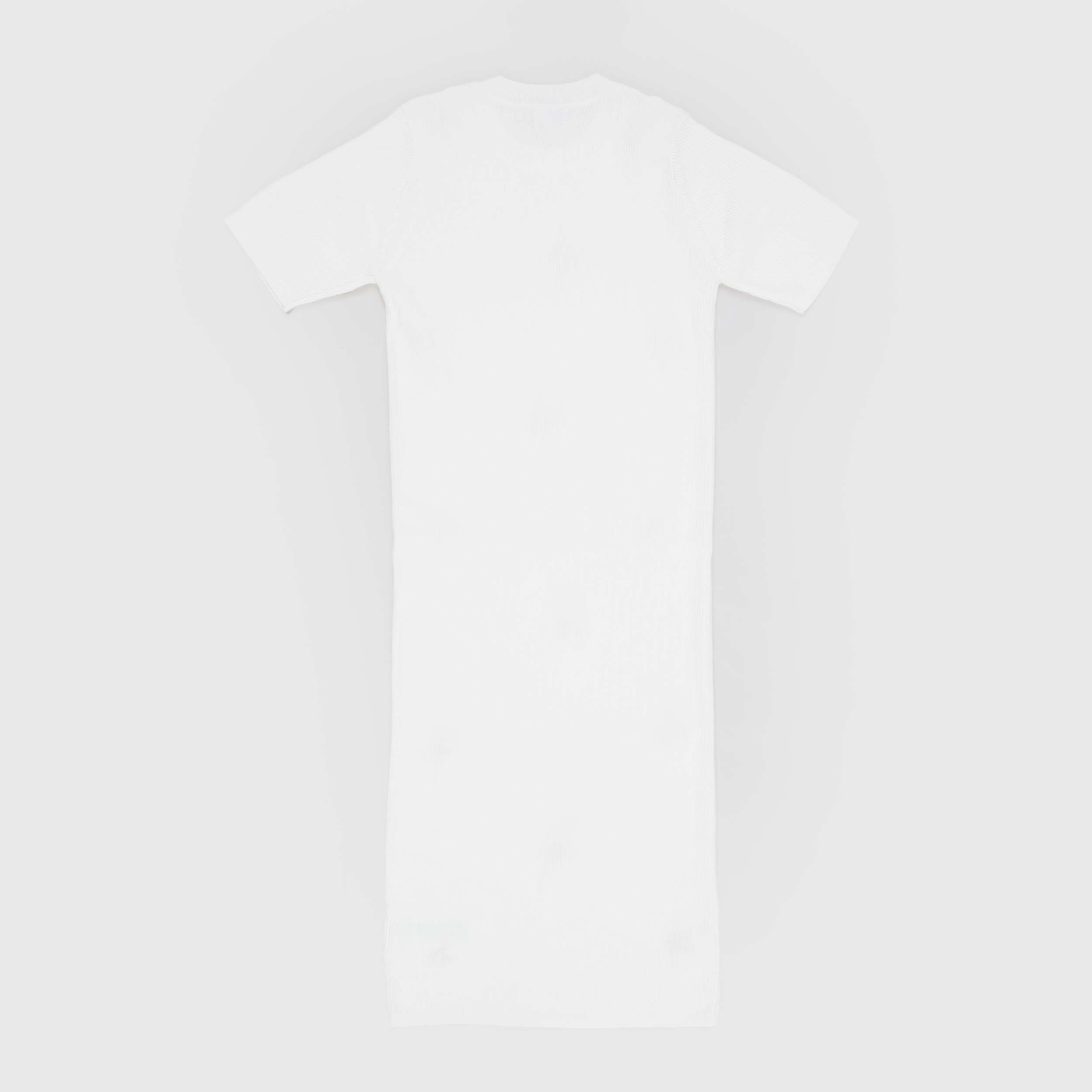 Abito Bianco con Piccoli Cuori Firmato TOBETOO