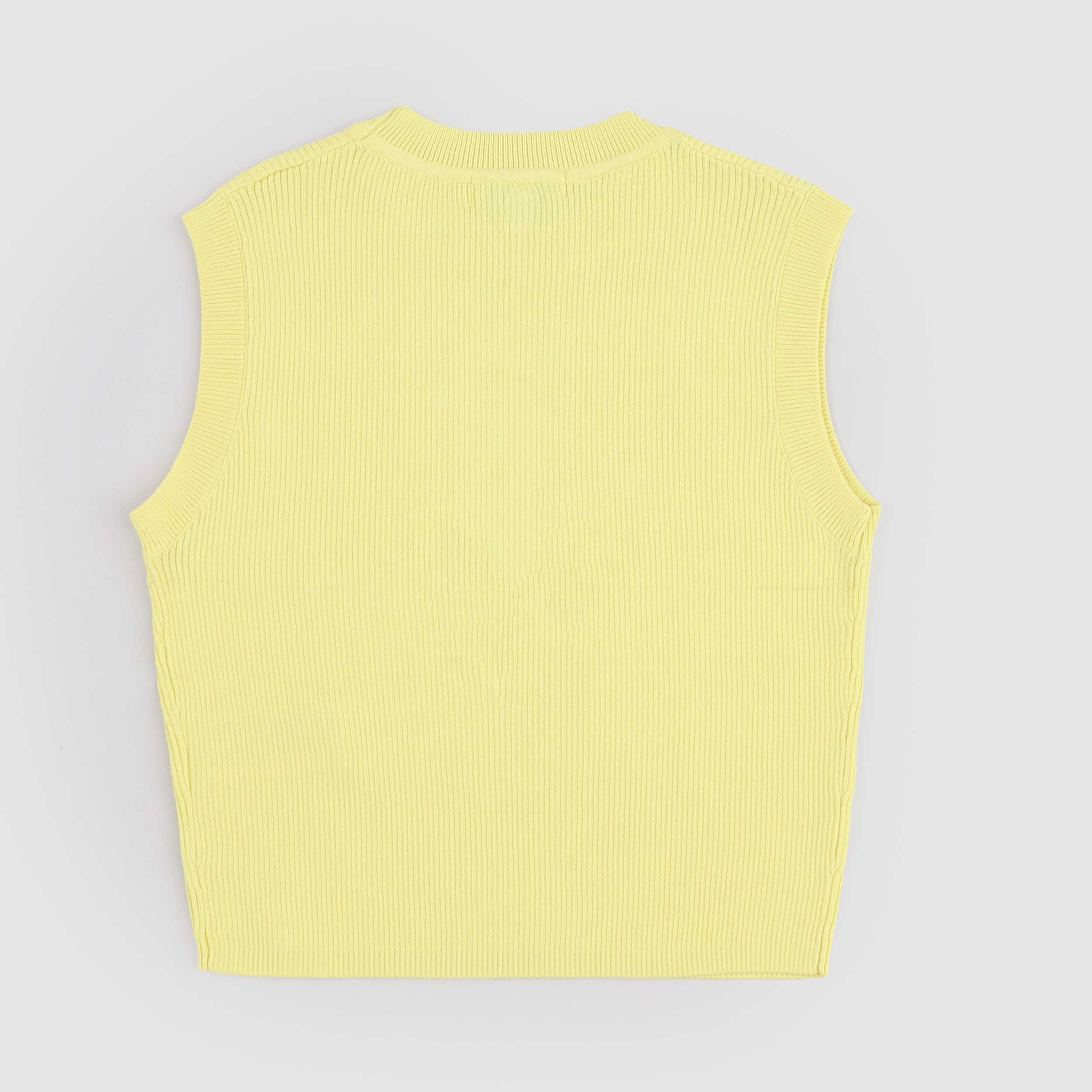 Top Giallo con Targhetta Metallica Firmata TOBETOO