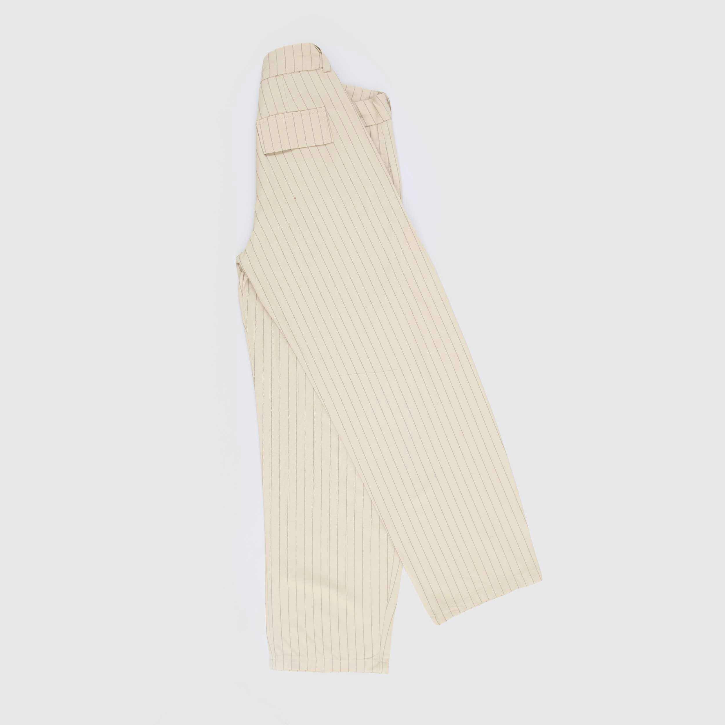 Pantalone Beige a Righe Firmato TOBETOO