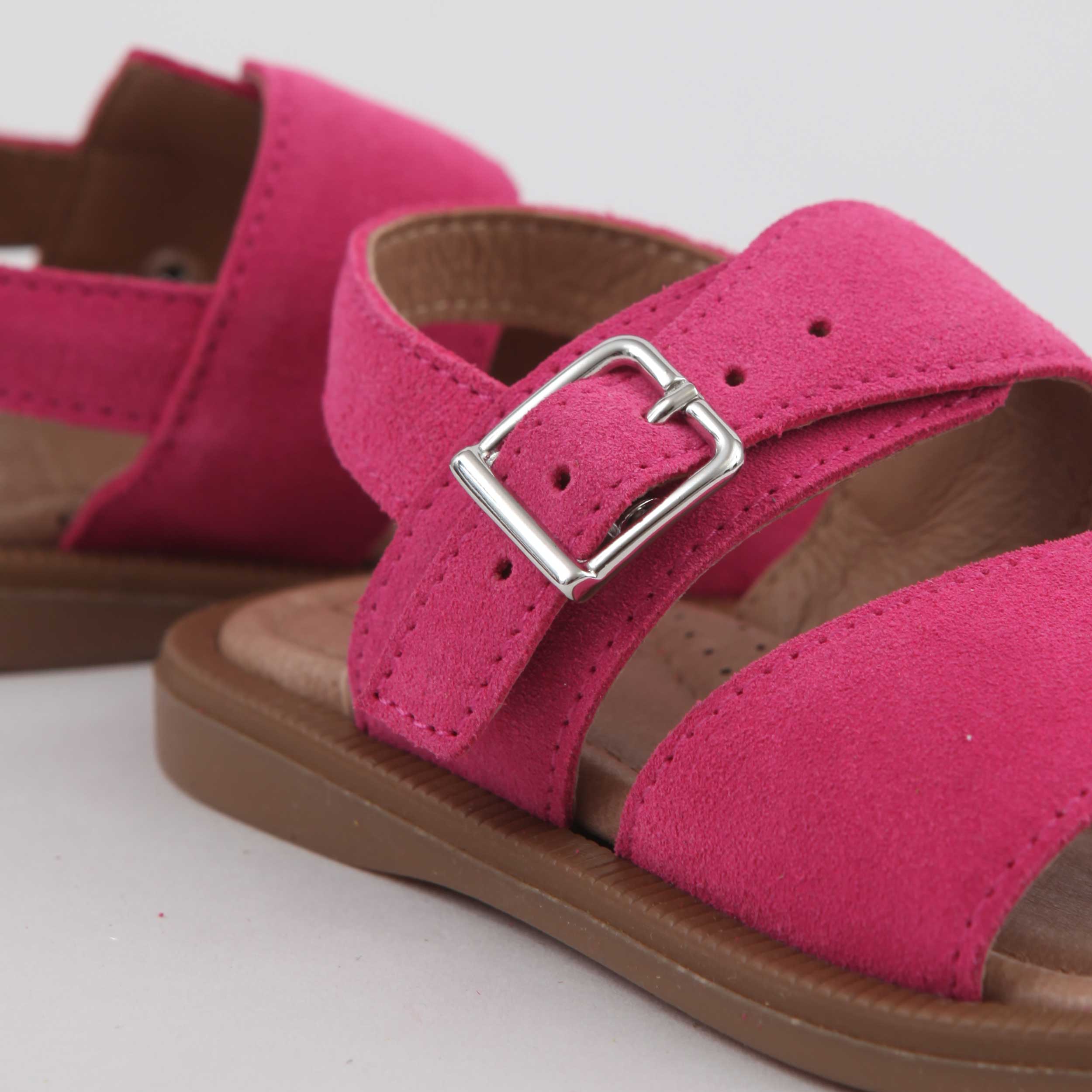 Fuchsia Open-Toe Sandal by WESTLAKE