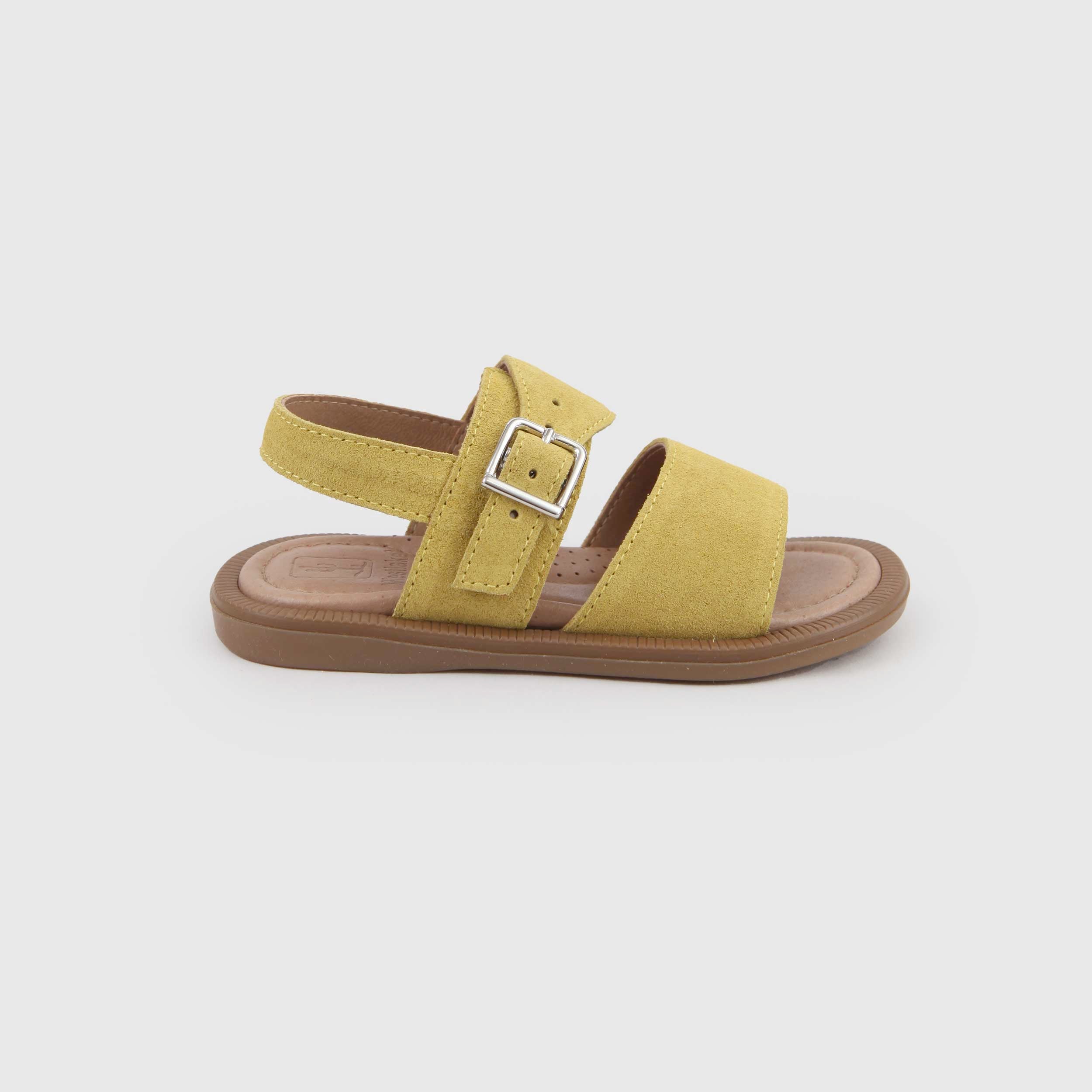 Yellow Open-Toe Sandal by WESTLAKE