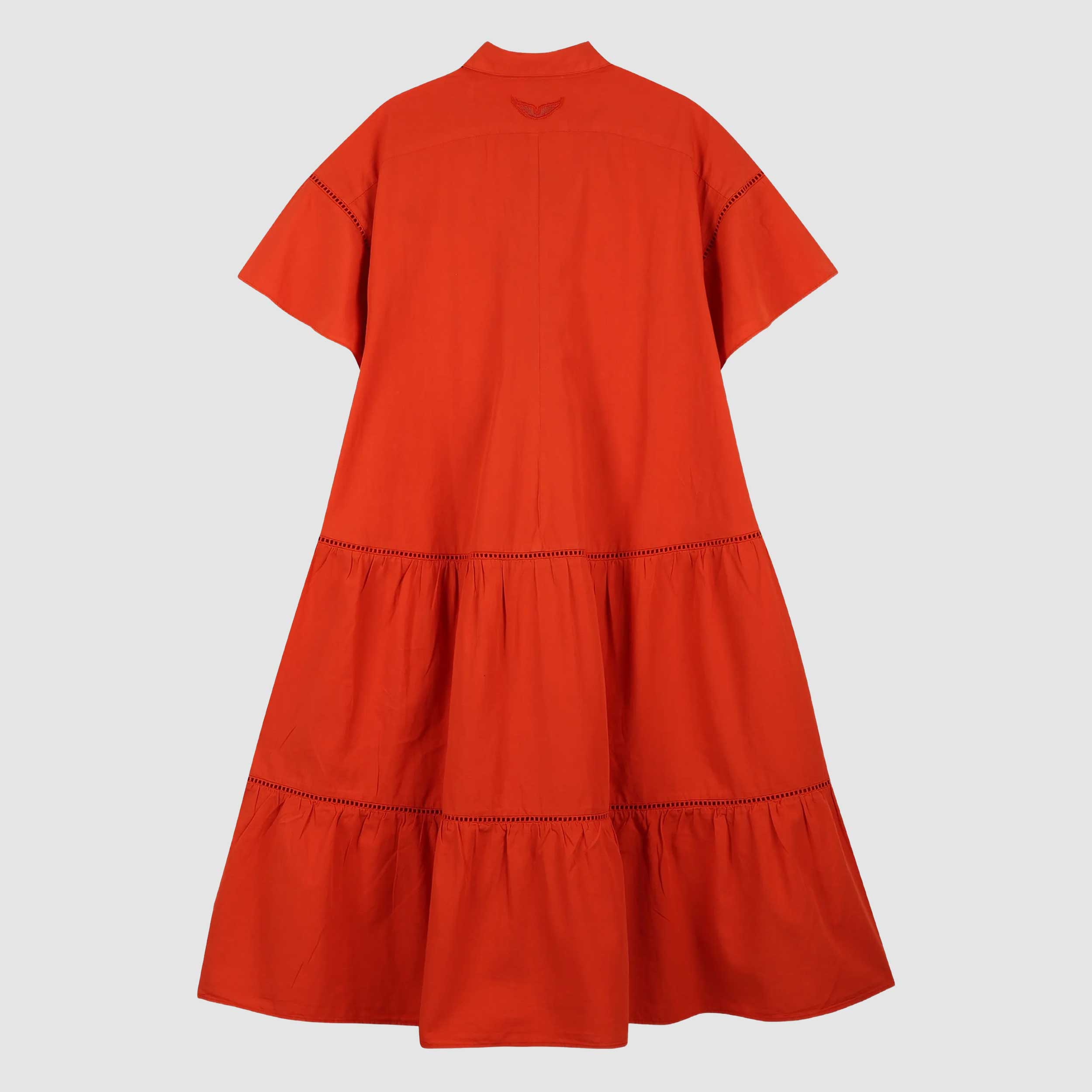 Abito Arancione con Sottoveste Firmato ZADIG AND VOLTAIRE