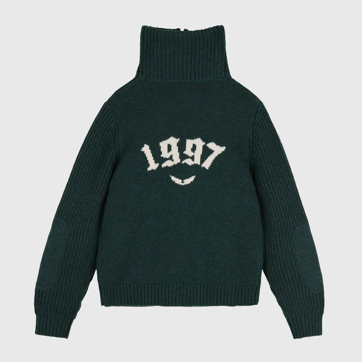 Maglione Verde Collo Alto con Stampa per Ragazzi ZADIG AND VOLTAIRE