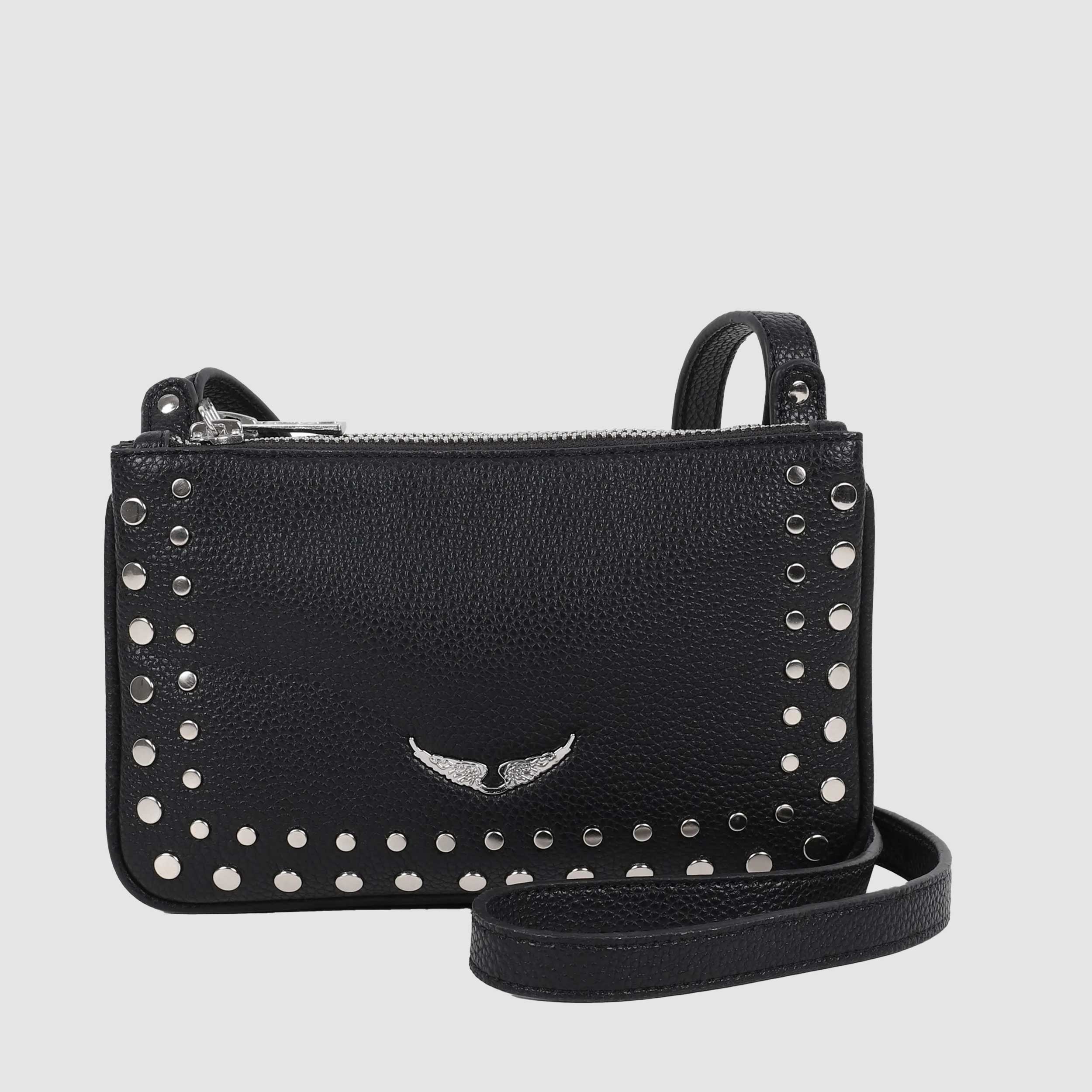 Borsetta con Borchie e Logo Firmata ZADIG AND VOLTAIRE