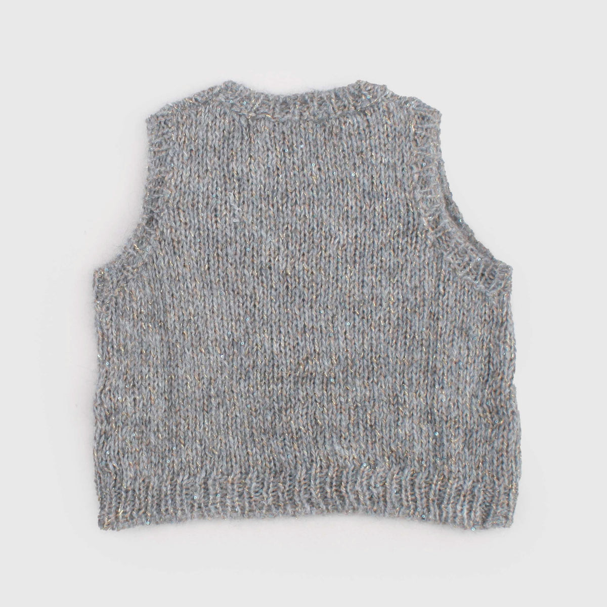 Gray Vest with Golden Reflections for Girl ZHOE AND TOBIAH
