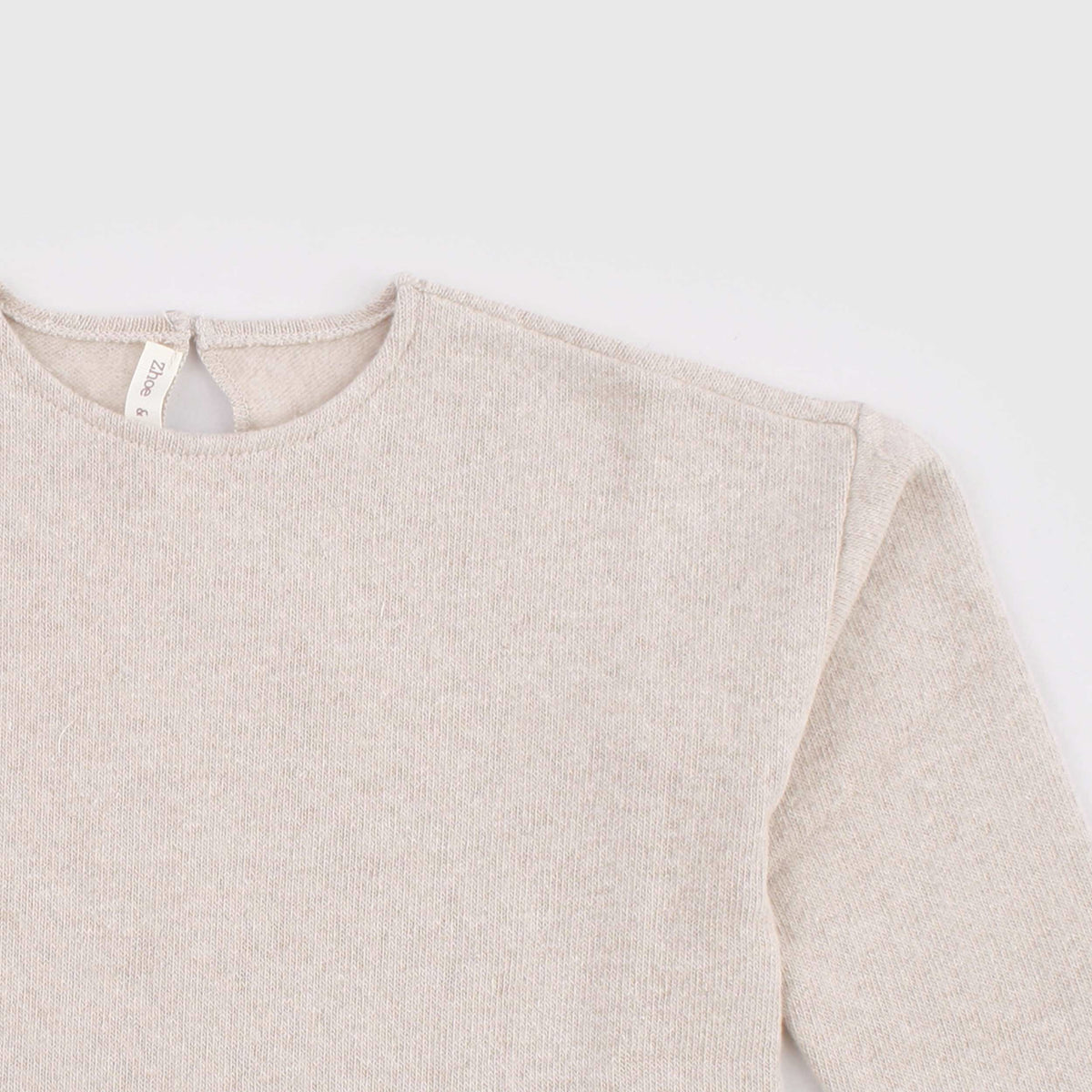 ZHOE AND TOBIAH Short Beige Box Jersey for Girls