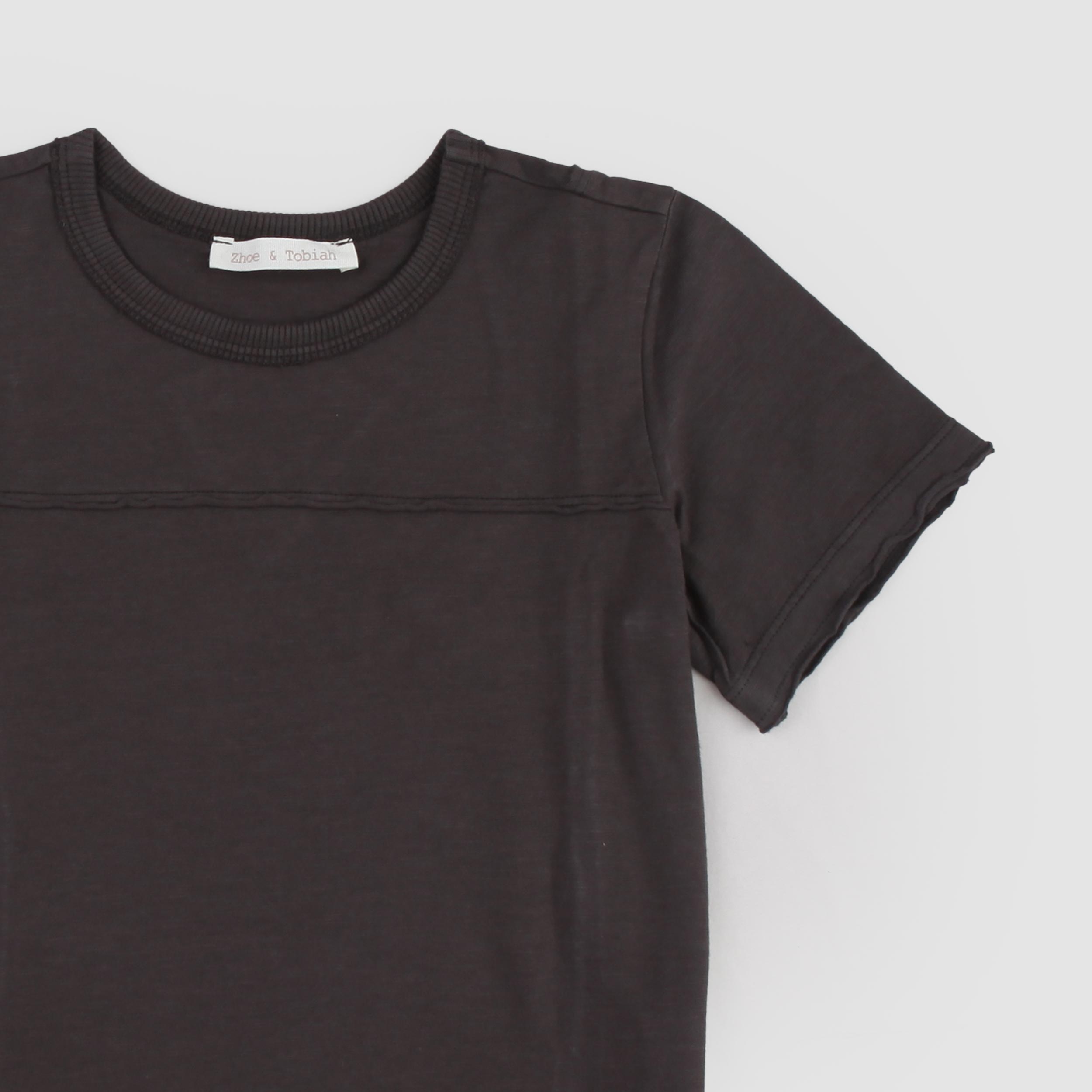 T-shirt Marrone con Bordino Firmata ZHOE AND TOBIAH