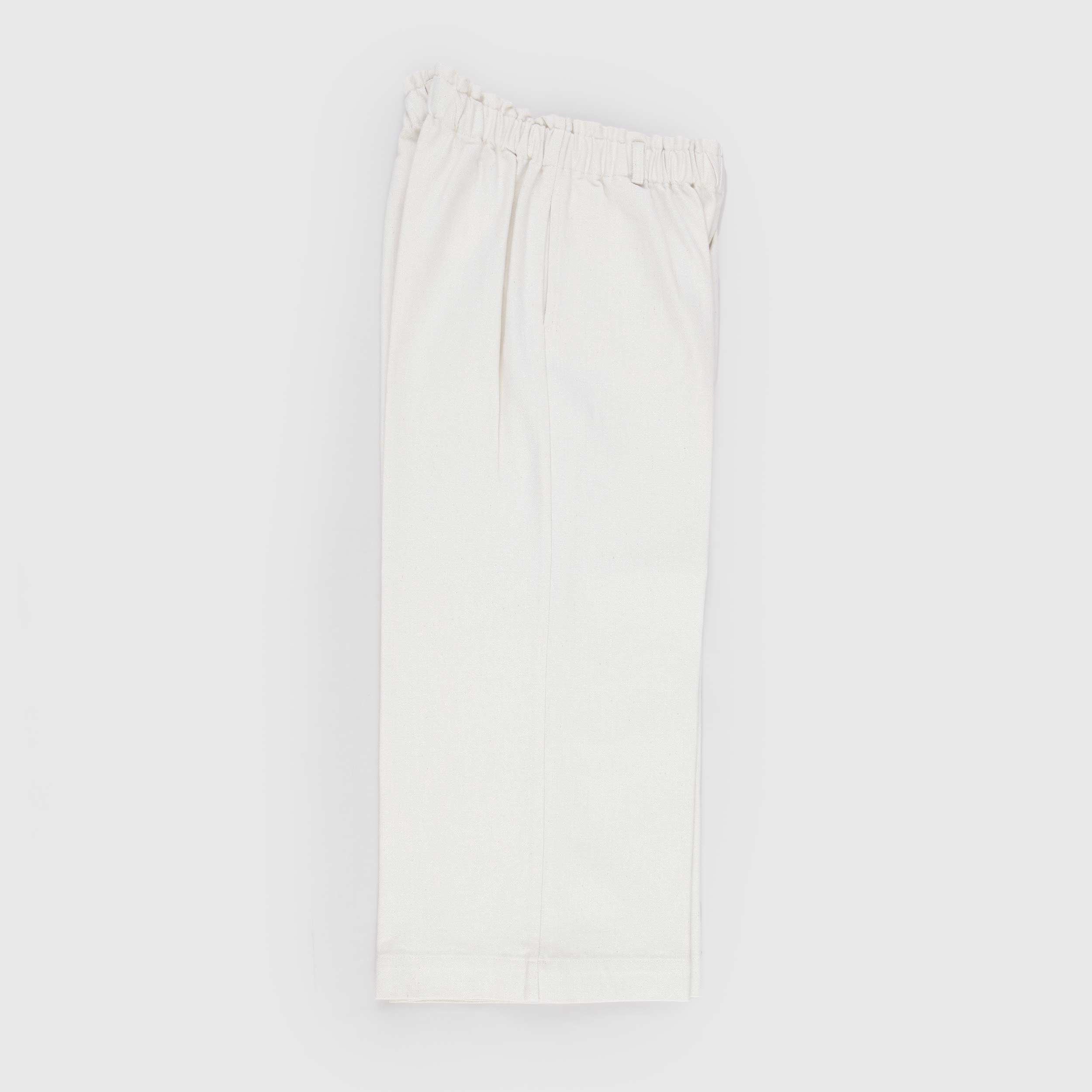 Beige Lurex Trousers by ZHOE AND TOBIAH