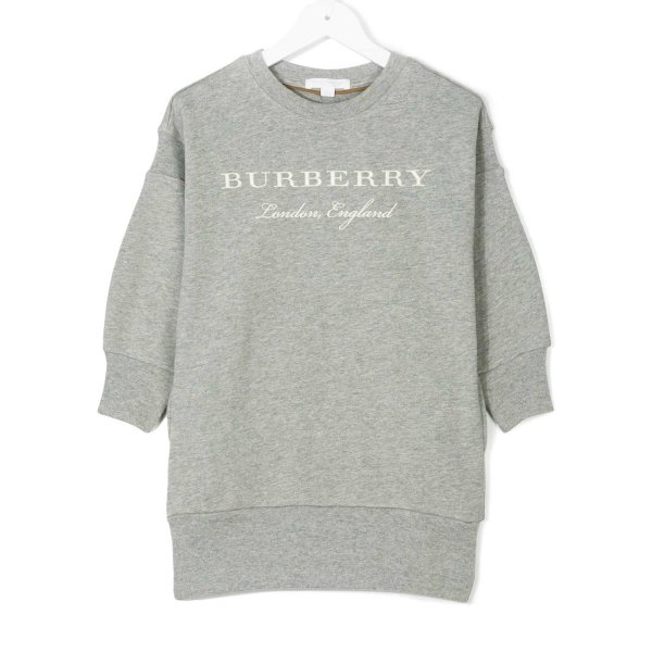 Burberry - Maxi Felpa Jersey ricamo logo