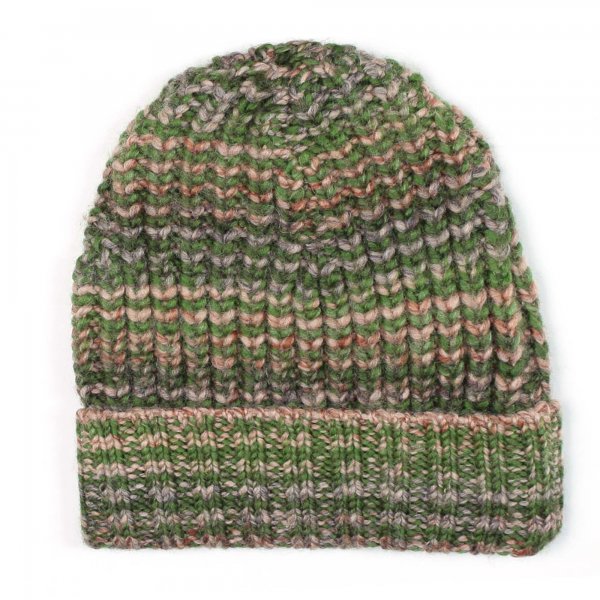 American Outfitters - Cappello verde melange a righe