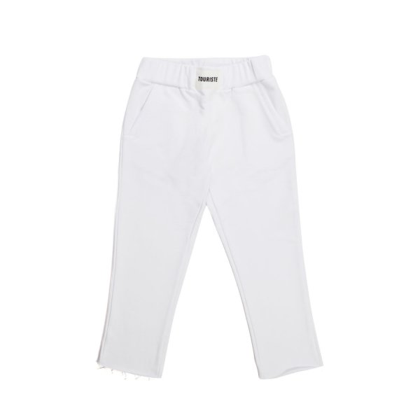 Touriste - UNISEX WHITE TROUSERS FOR CHILDREN AND TEEN