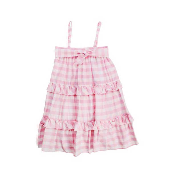 Piccolaludo - PINK DRESS WITH RUCHES FOR GIRL