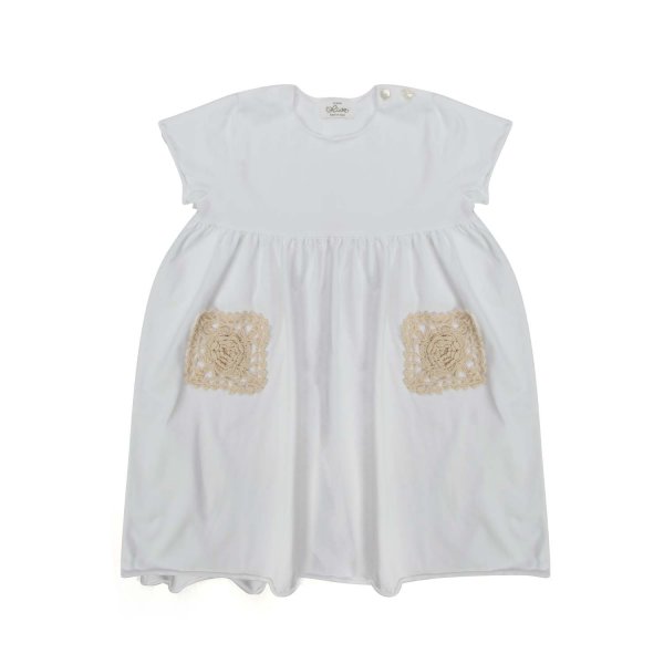 Olive - WHITE MINI DRESS FOR GIRLS AND BABY GIRLS