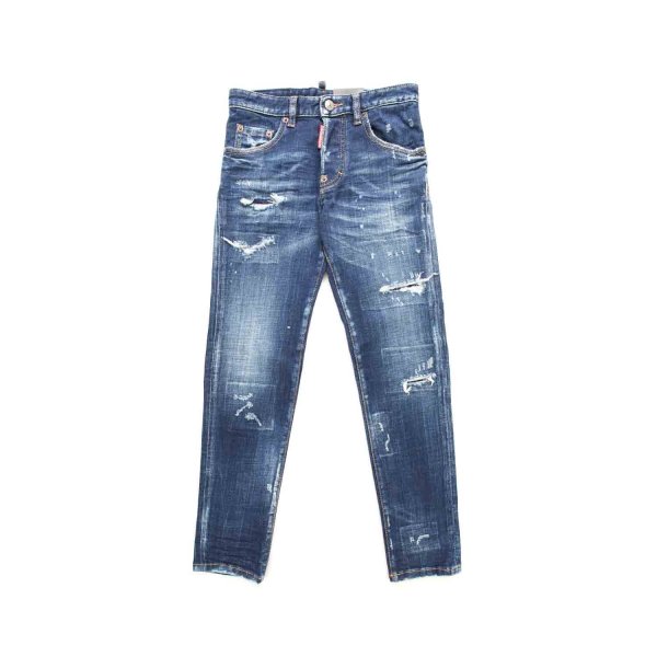 Dsquared2 - JEANS STRAPPATO BAMBINO TEEN