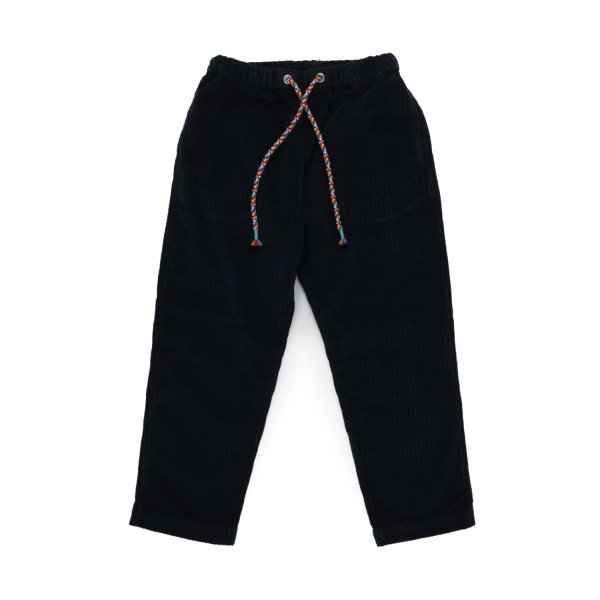 Madson Discount - BLUE CORDUROY PANTS WITH DRAWSTRING FOR CHILDREN