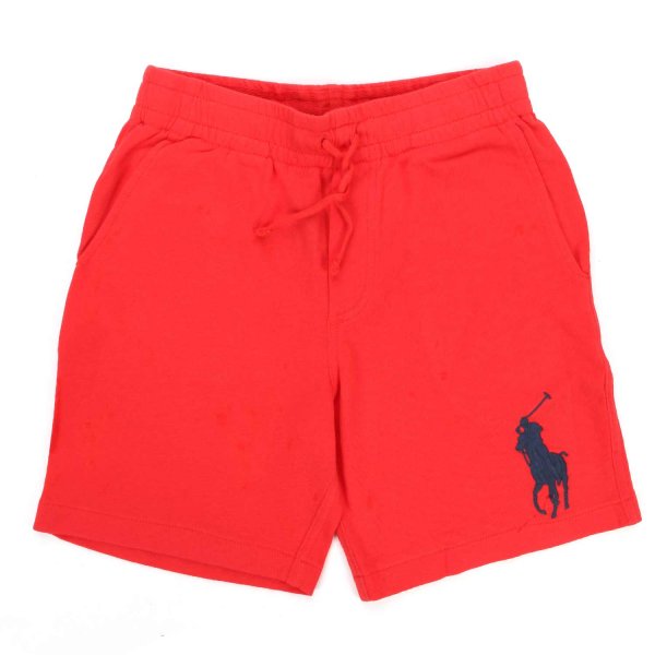 Ralph Lauren - RED SHORTS WITH BIG PONY FOR CHILD AND TEEN