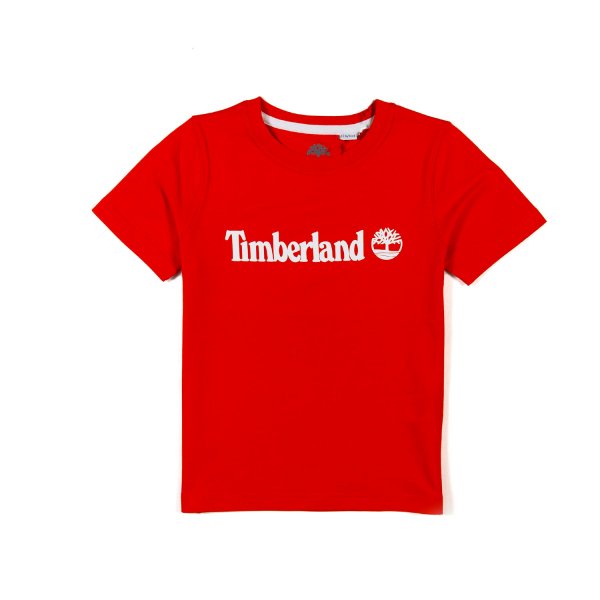 Timberland - T-Shirt Rossa con logo