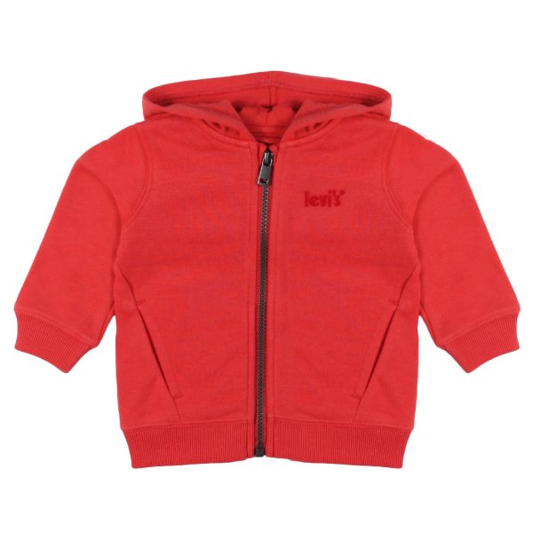 Levi's - UNISEX RED HOODIE WITH EMBROIDERED LOGO FOR CHILD AND BABY