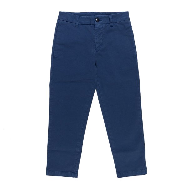 Dondup - INTENSE BLUE CHINO TROUSERS FOR KIDS AND TEENS
