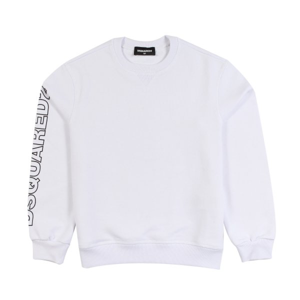 Dsquared2 - Unisex white Dsquared2 sweatshirt for Kids and Teens