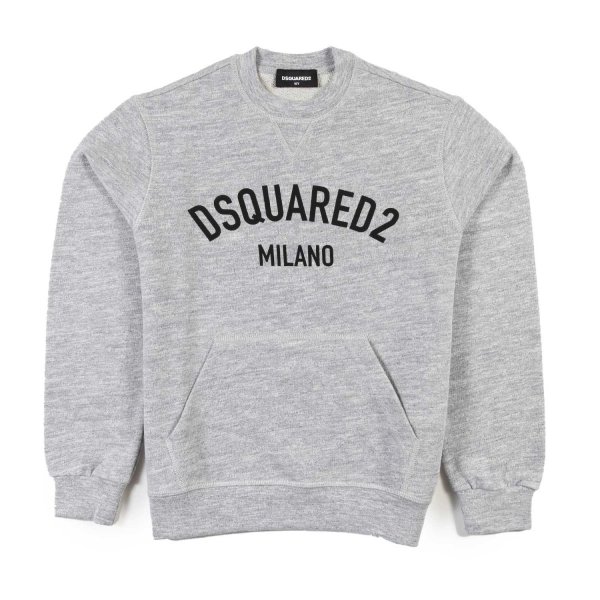 Dsquared2 - Gray Dsquared2 unisex sweatshirt with black logo