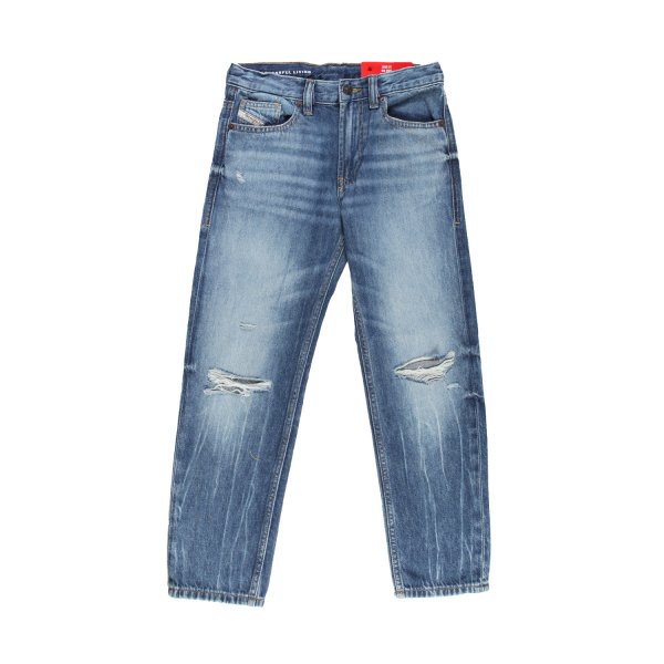 Diesel - Jeans 2010-J loose fit blu medio slavato
