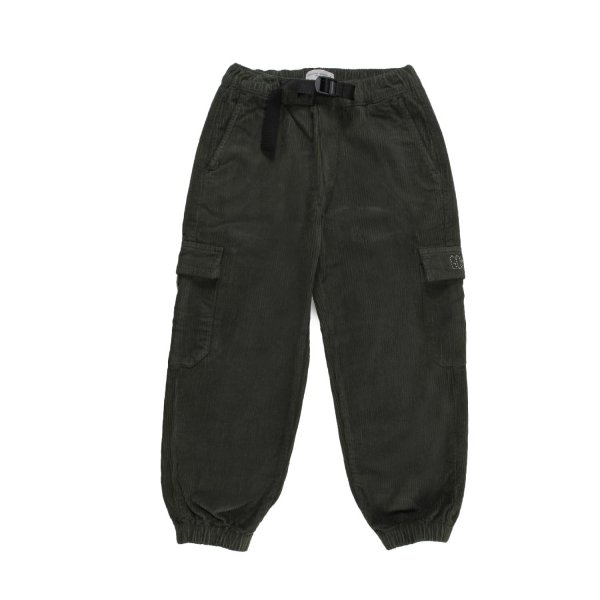 Golden Goose - Ivy green corduroy cargo trousers for Kids