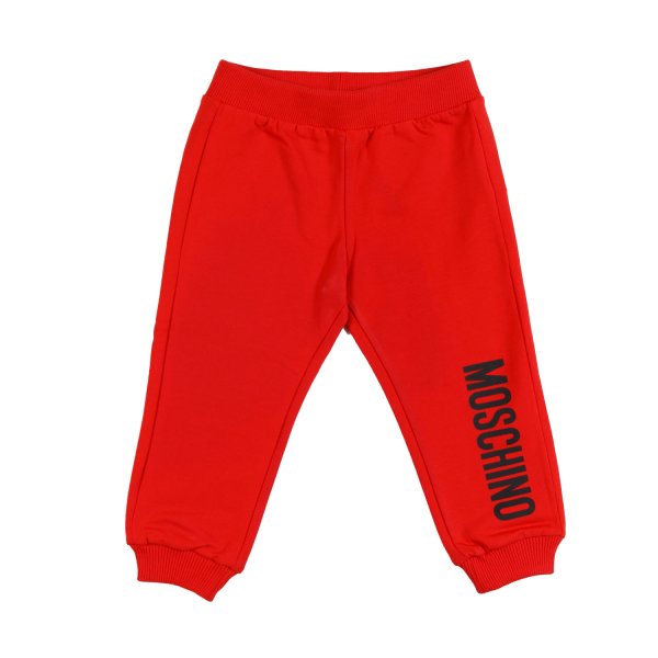 Moschino - Pantalone felpa unisex rosso Moschino Baby