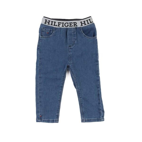 Tommy Hilfiger - Mini jeans Tommy blu chiaro bimbo e neonato