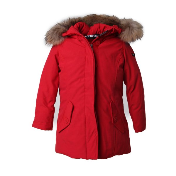 Freedomday - Red Losanna Eco Down Parka for Girls