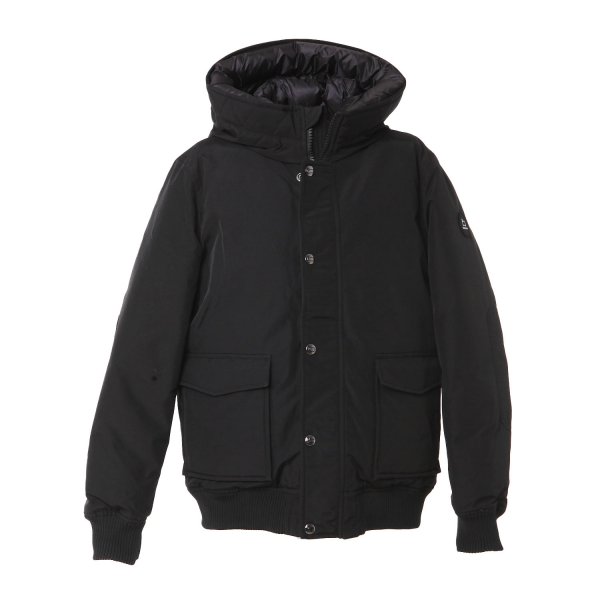 Woolrich - Black Polar Bomber Jacket for kids and teens