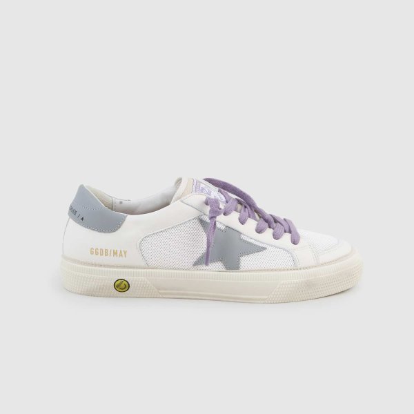 Golden Goose - May Cream, Lilac and Gray Sneaker