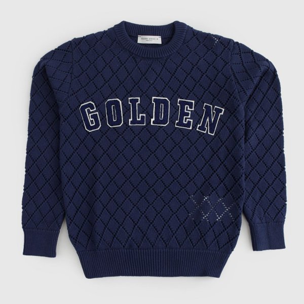 Golden Goose - Eclipse Blue Cotton Yarn Sweater