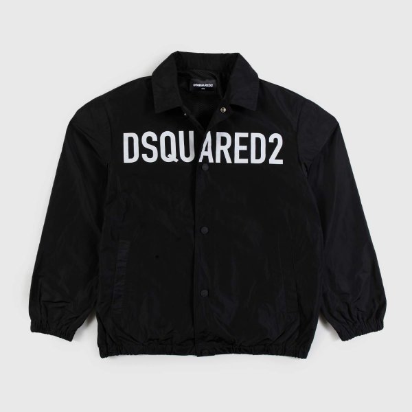 Dsquared2 - Black jacket with white writing Boy