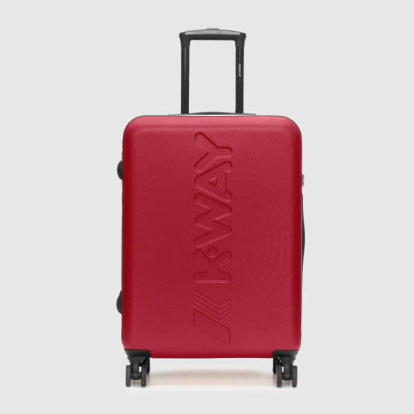 K-Way - valigia trolley rossa
