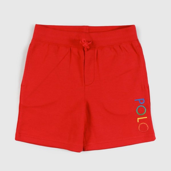 Ralph Lauren - Red shorts with Rainbow writing
