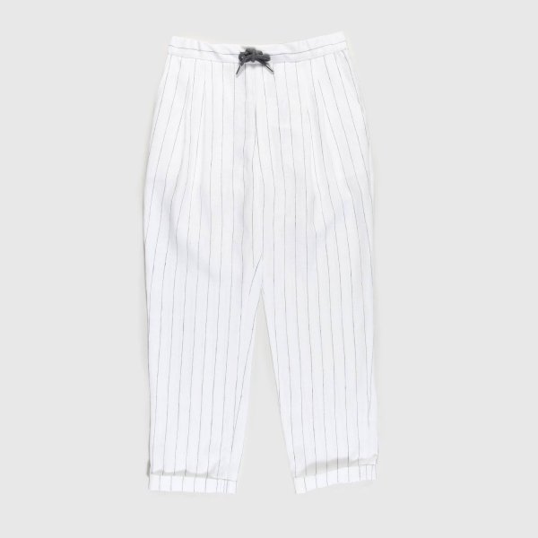 Brunello Cucinelli - pantalone bianco in lino ragazzo