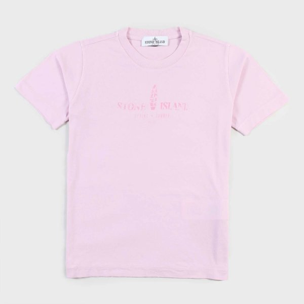 Stone Island - T-shirt maniche corte rosa