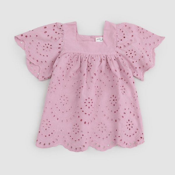 Babe & Tess - Pink Lace Dress for Girls