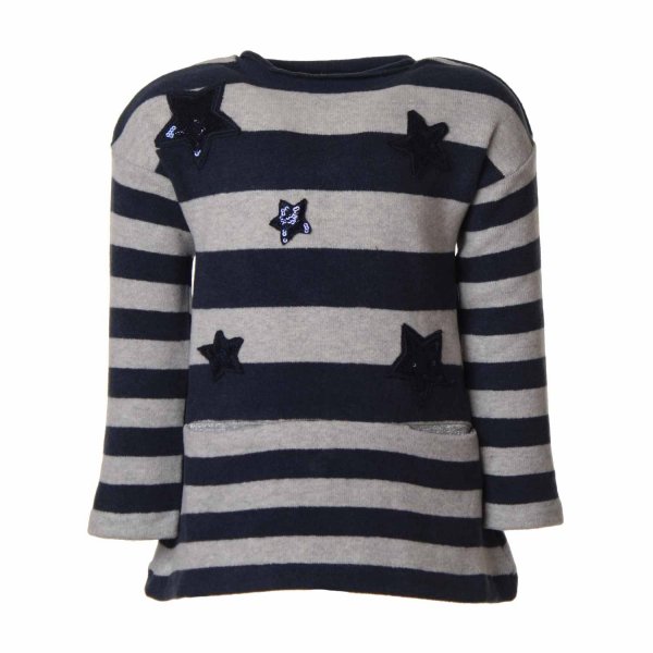 Elsy - PULLOVER A RIGHE CON STELLE BAMBINA