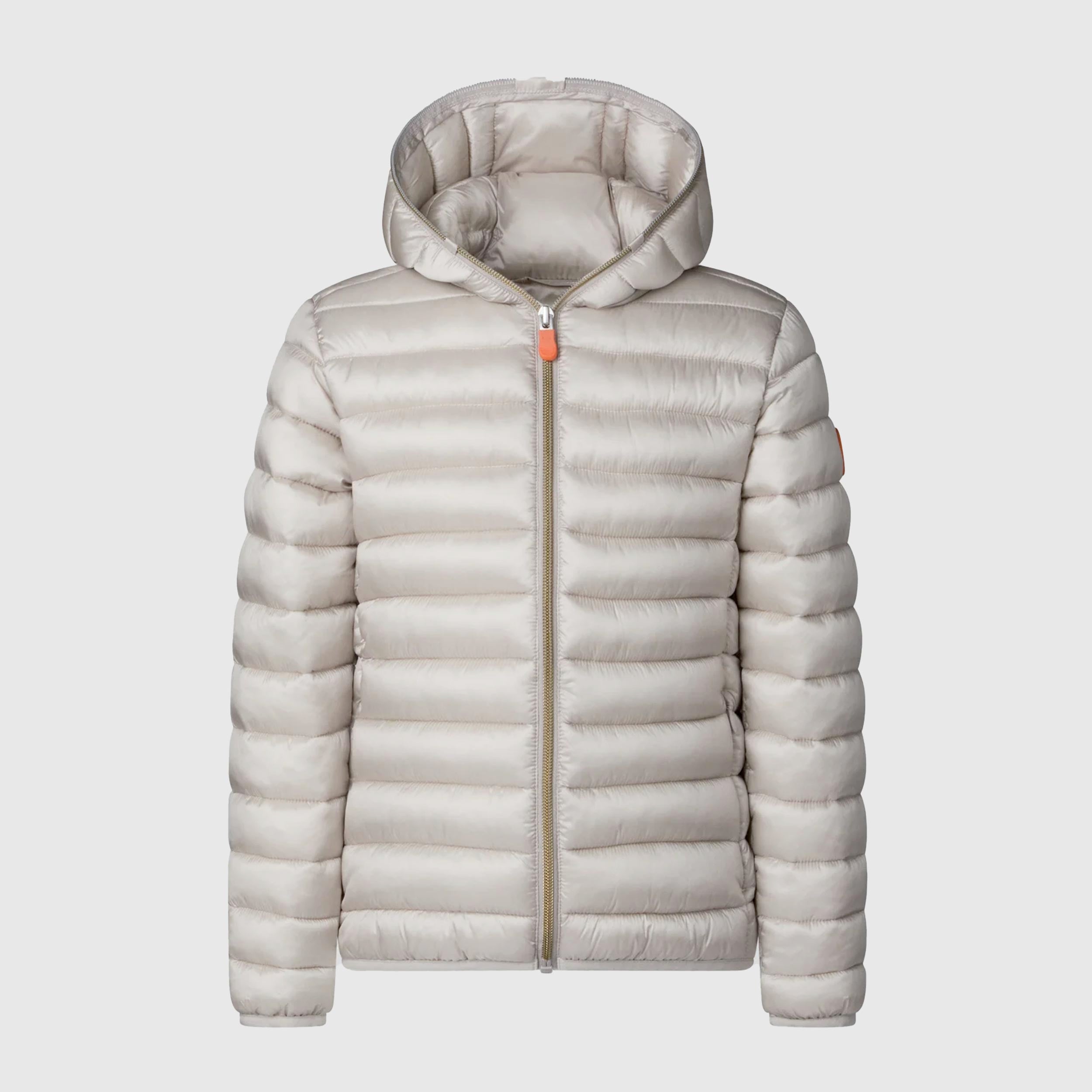 Piumino Animal Free Iris Beige Firmato SAVE THE DUCK