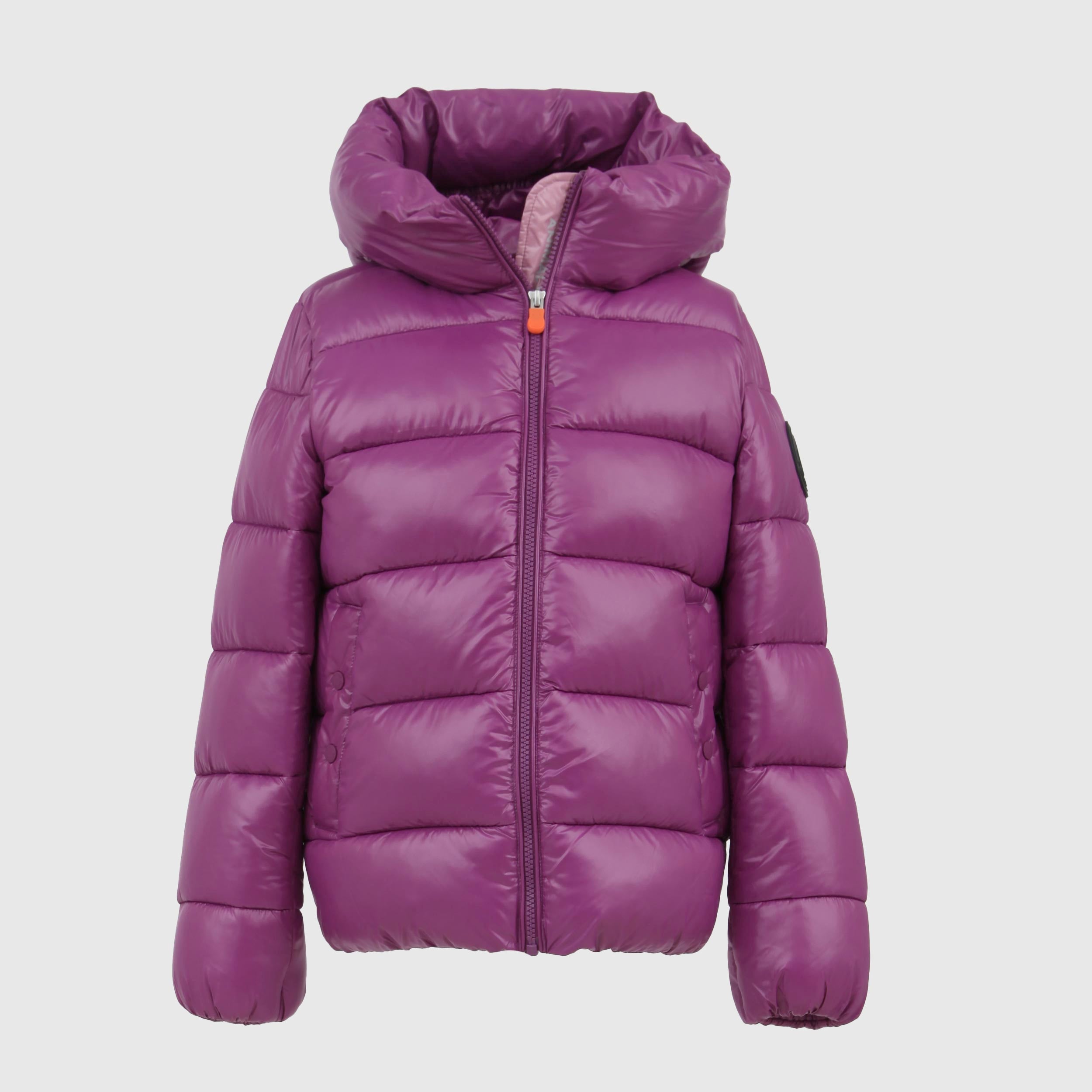 Piumino Viola Artie Firmato SAVE THE DUCK