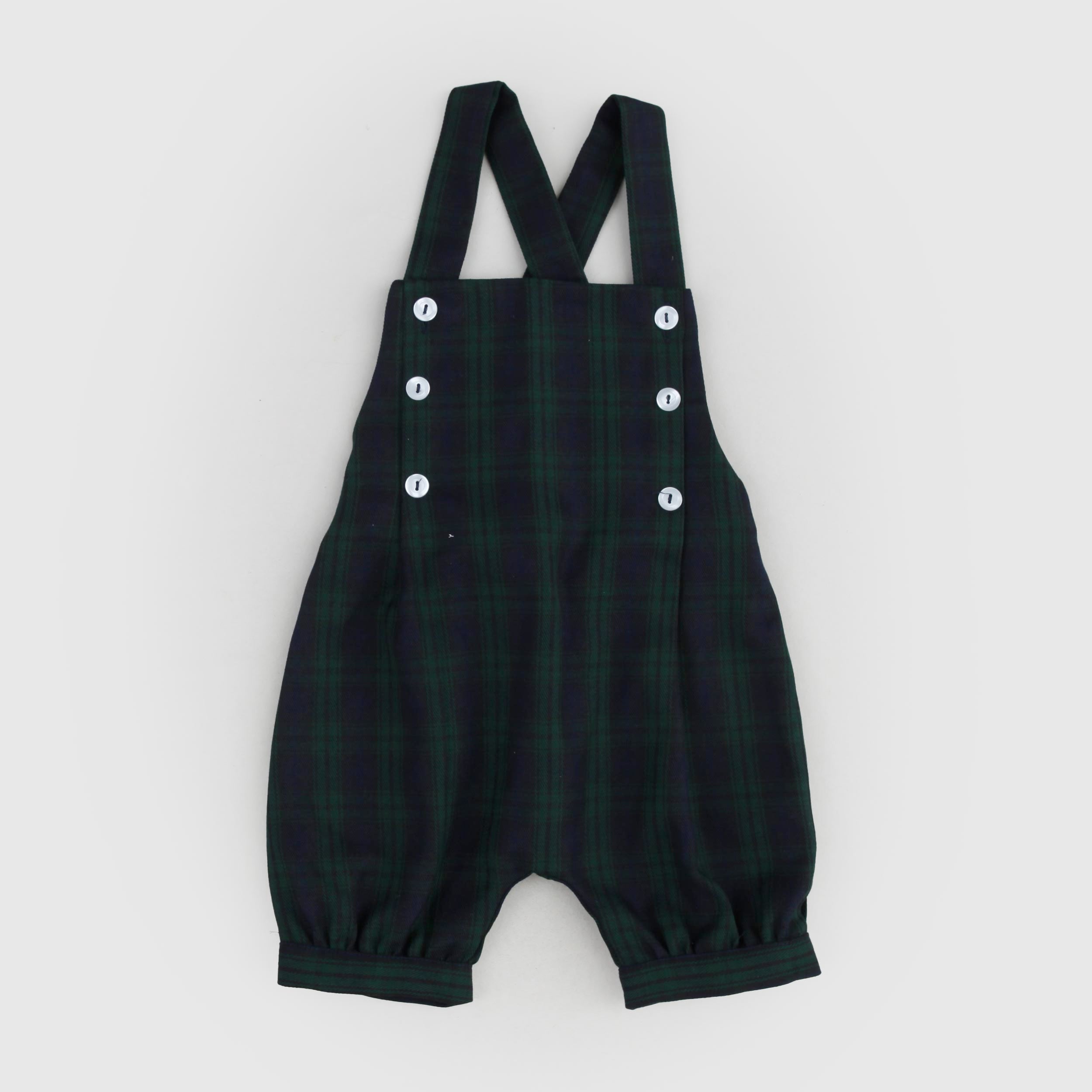 Salopette Con Motivo Scozzese Firmata COLIBRI