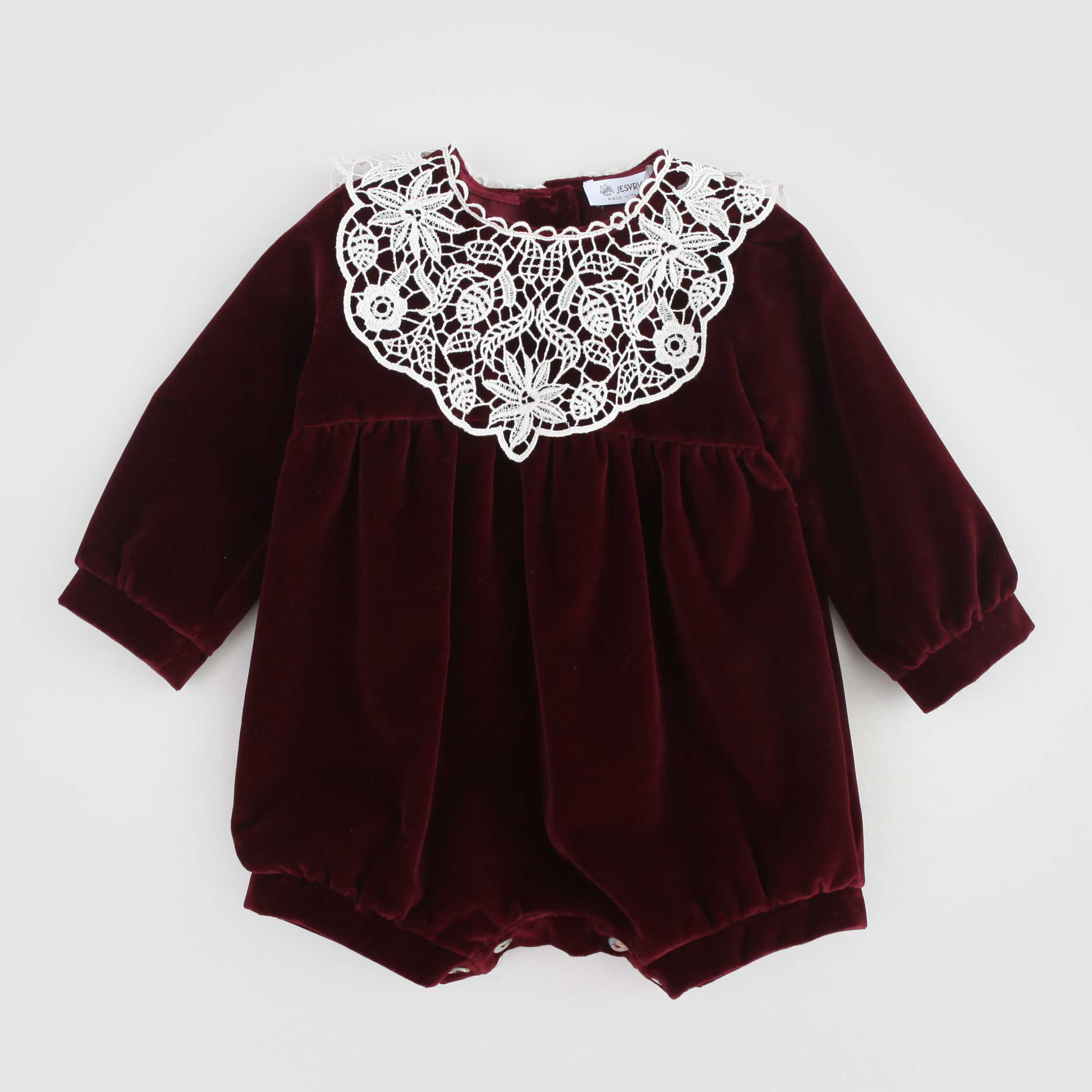 Pagliaccetto Bordeaux In Velluto Firmato JESURUM