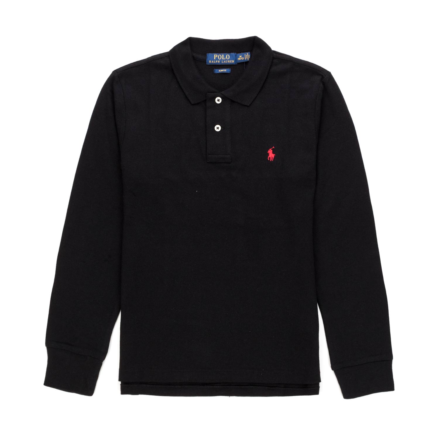 BLACK POLO SHIRT FOR TEEN KIDS