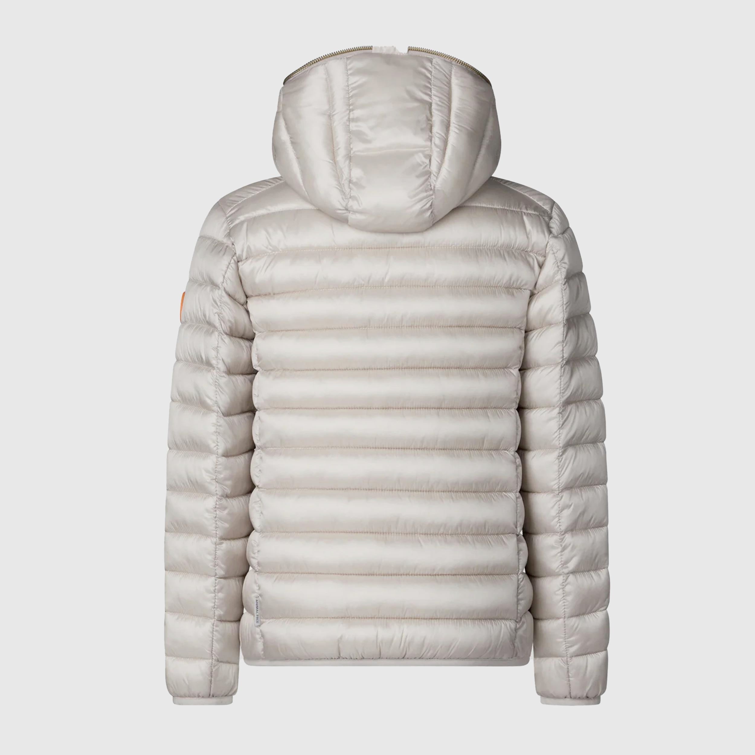 Piumino Animal Free Iris Beige Firmato SAVE THE DUCK