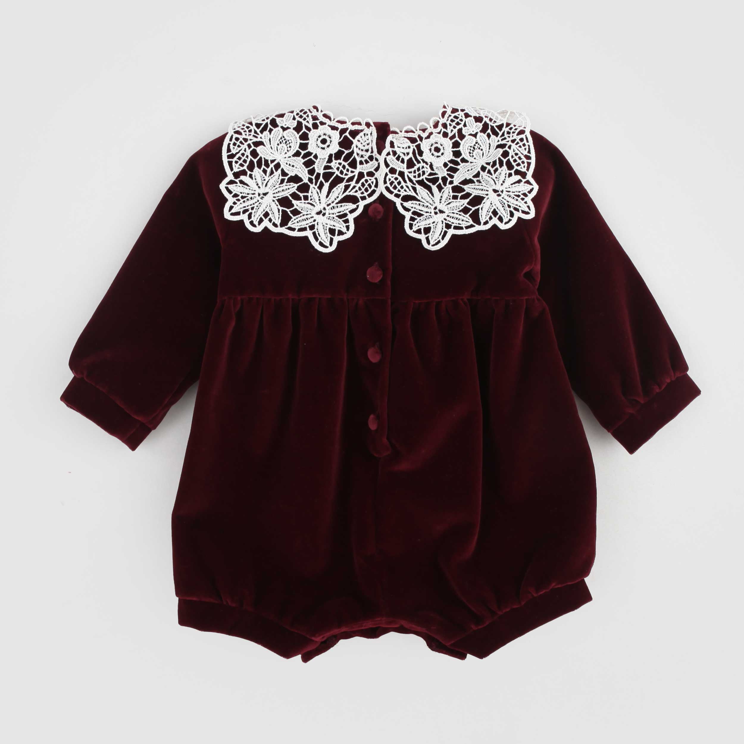 Pagliaccetto Bordeaux In Velluto Firmato JESURUM