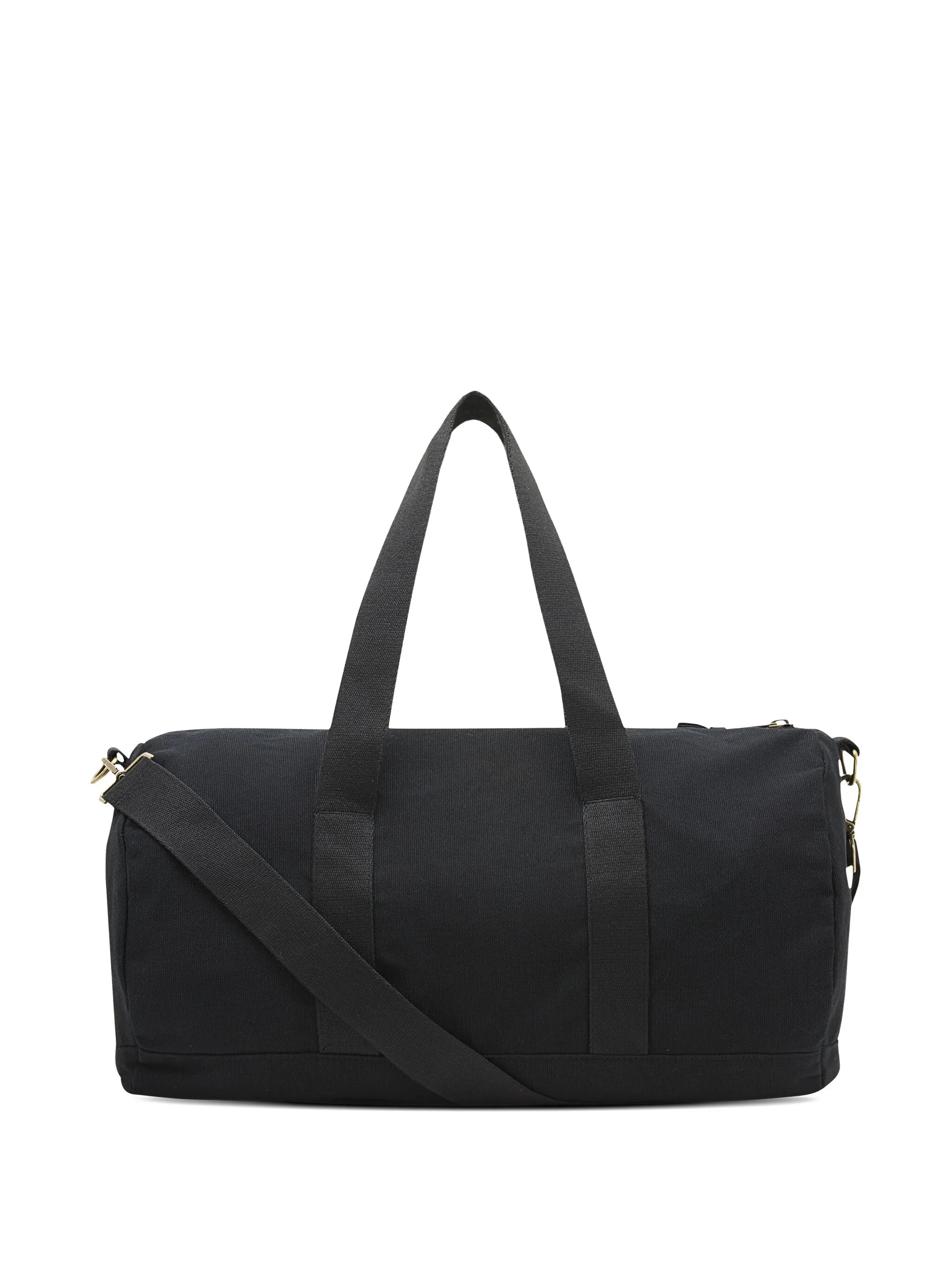 Borsa Nera Con Maxi Logo Duffle Firmata RALPH LAUREN