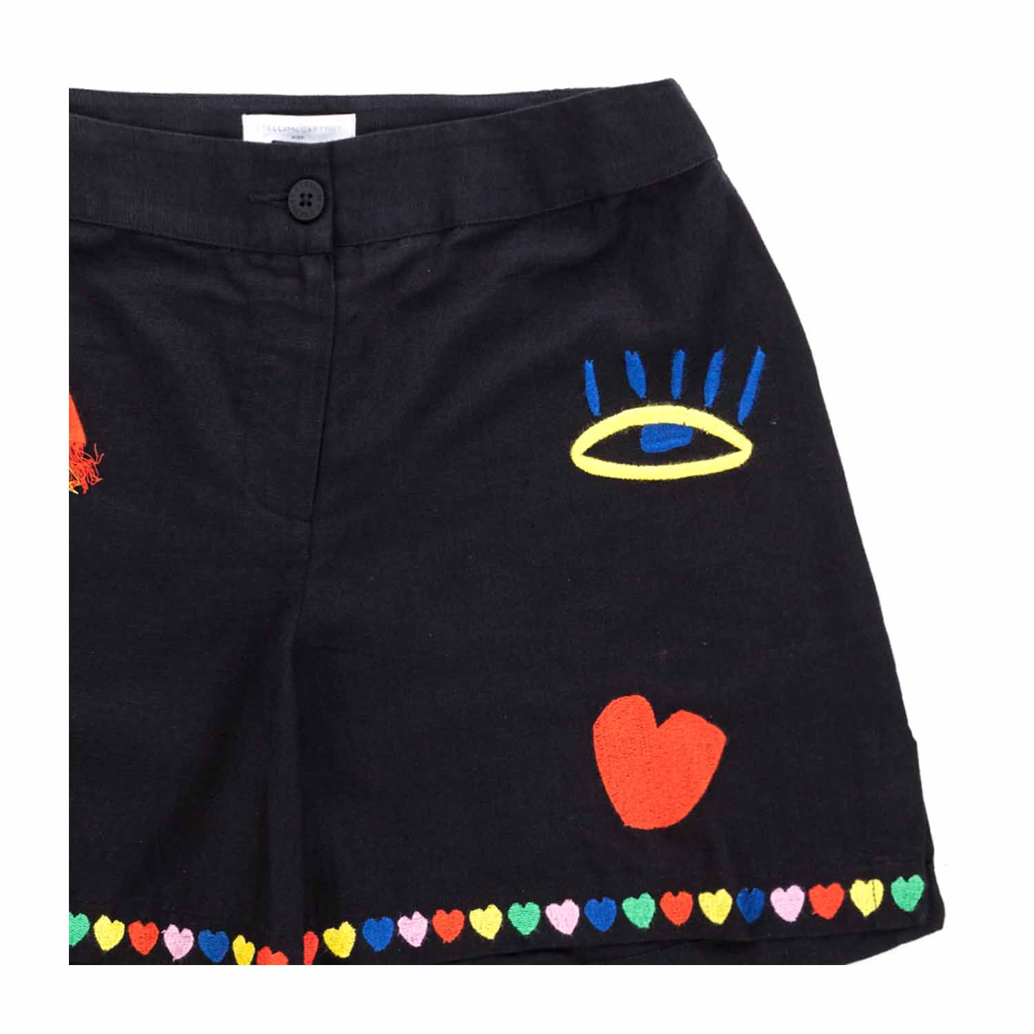 SHORTS NERI GIRL BAMBINA - annameglio.com abbigliamento moda