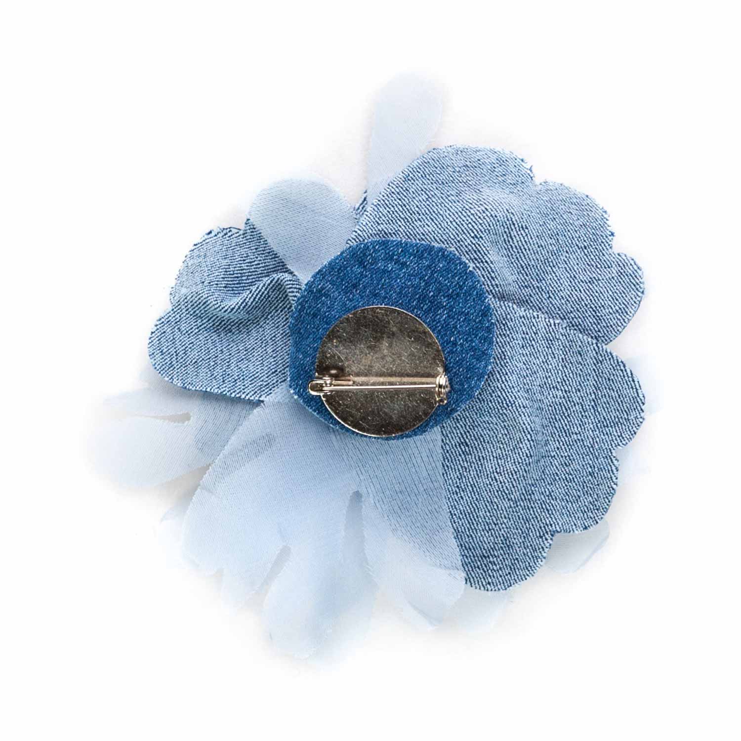 SPILLA FIORE BLU BAMBINA - annameglio.com abbigliamento moda